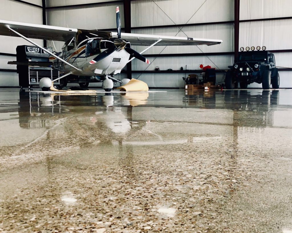Polished Hangar Floor